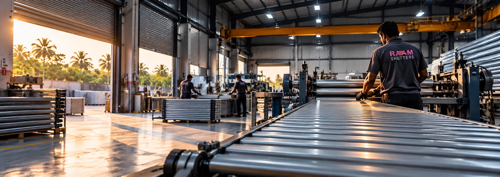 RAAM Shutters automatic rolling shutter solution in Kerala