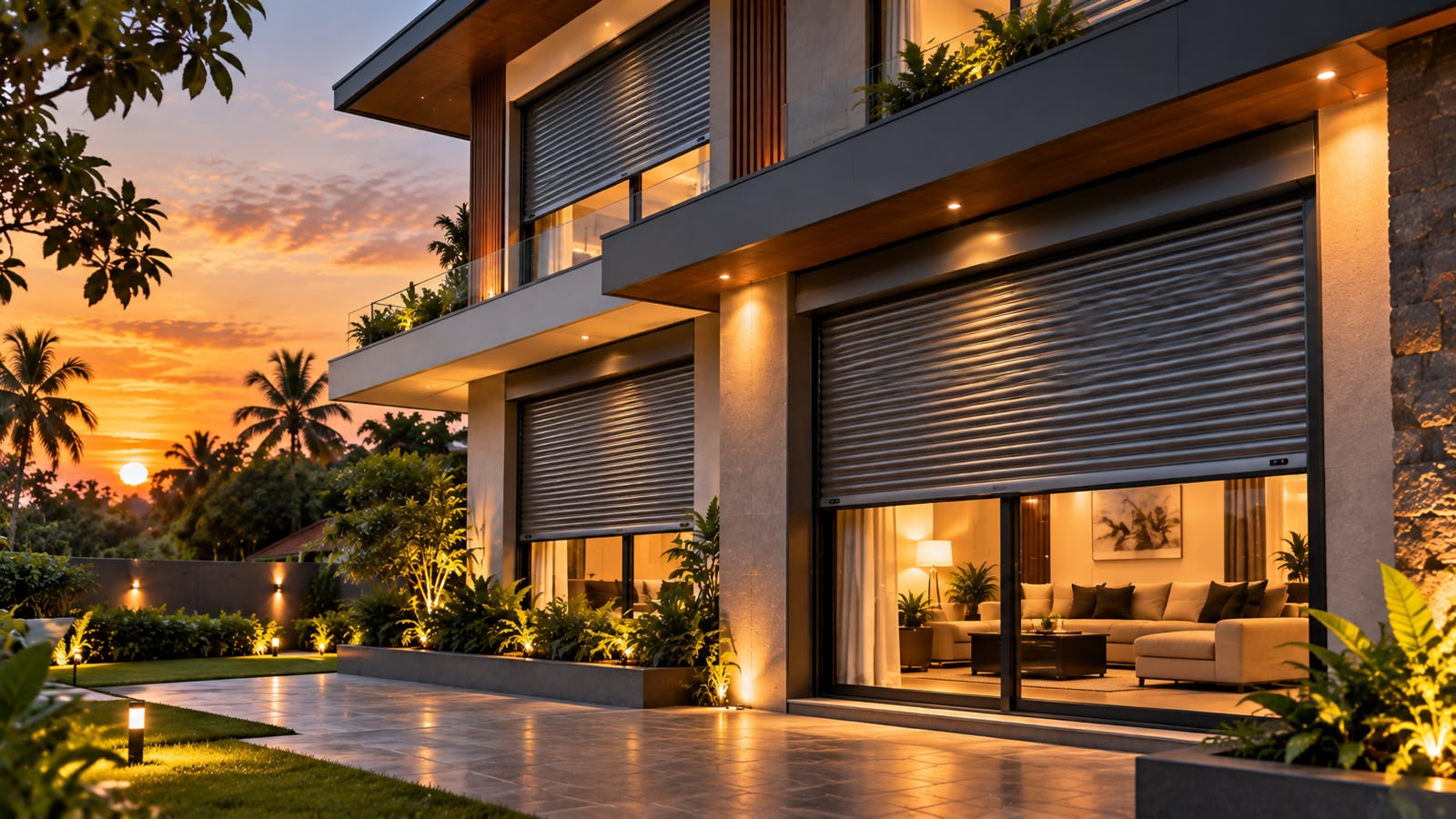 Automatic rolling window shutter in Thrissur by RAAM Shutters
