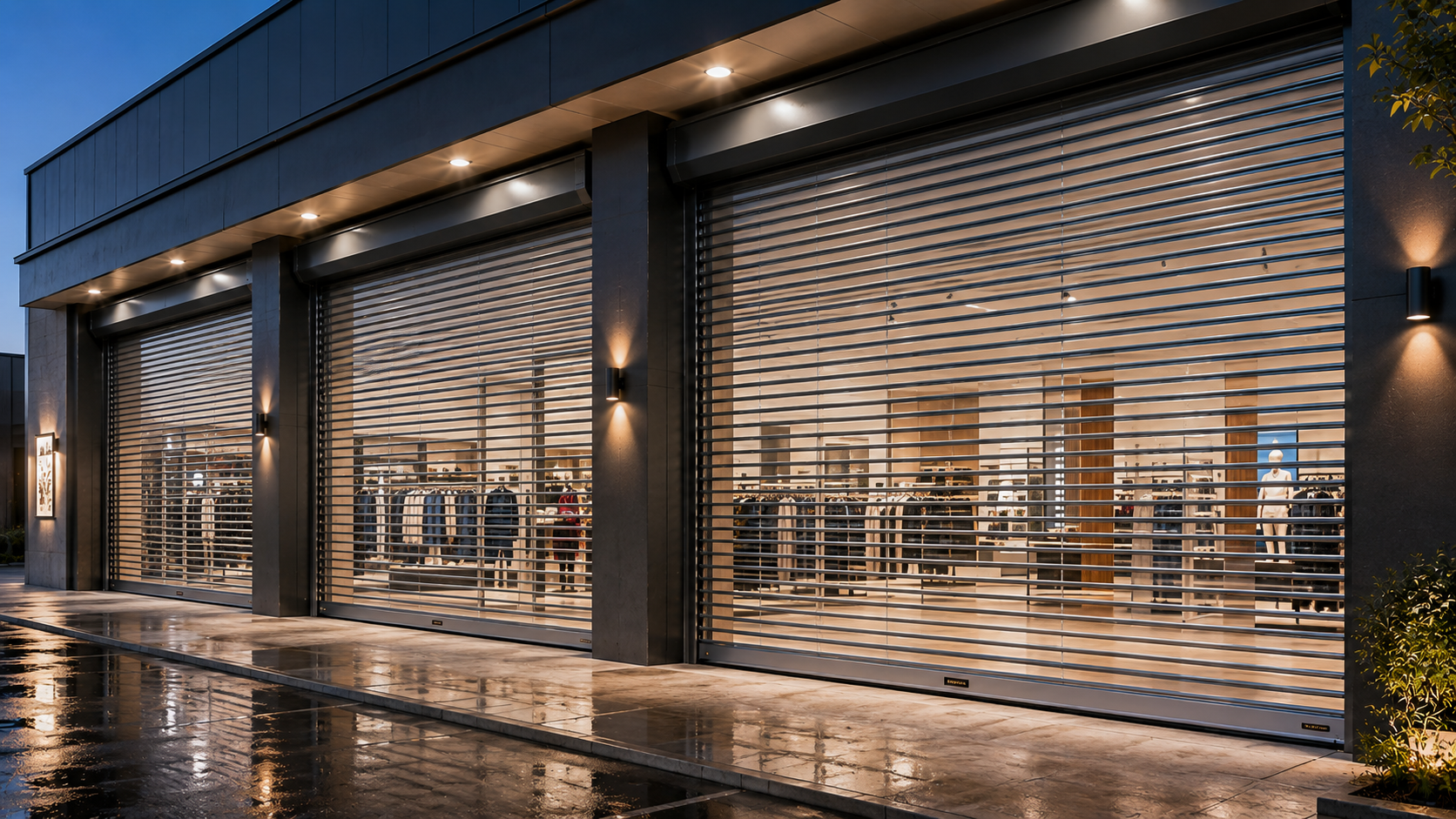 Commercial shutter project