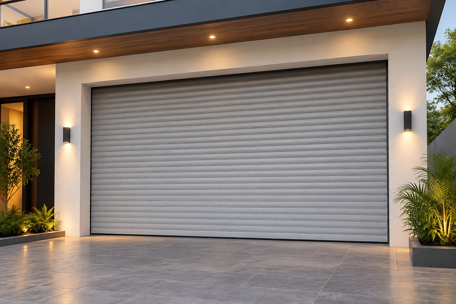 Industrial rolling shutter project