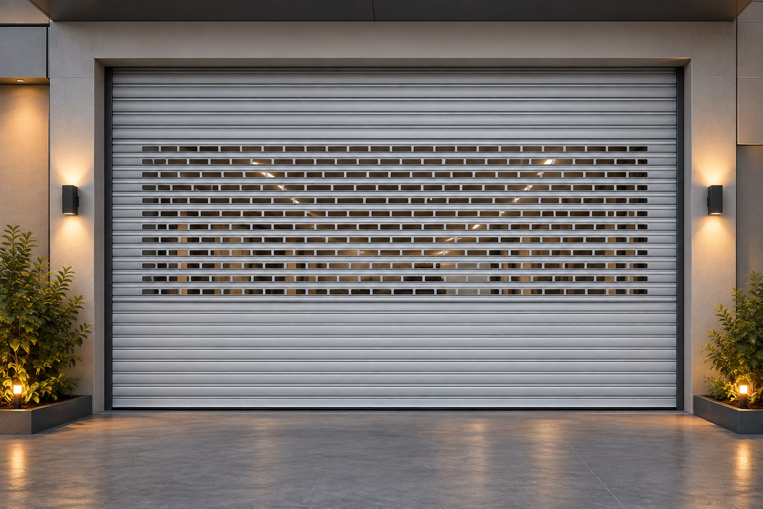 Commercial shutter project